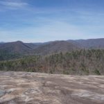 mountain view over the granite mountain top