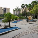 Mini golf course