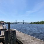 bridge across river hiking near wilmington