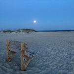 bench on beach