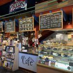 counter at coffee shop