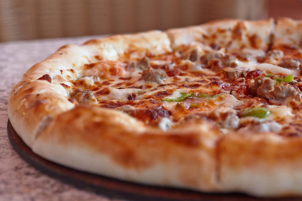 meat & veggie pizza
