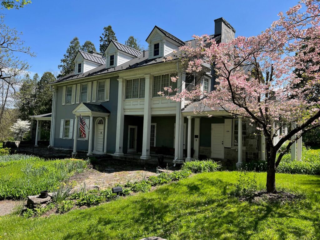 exterior of historic home that is now a museum